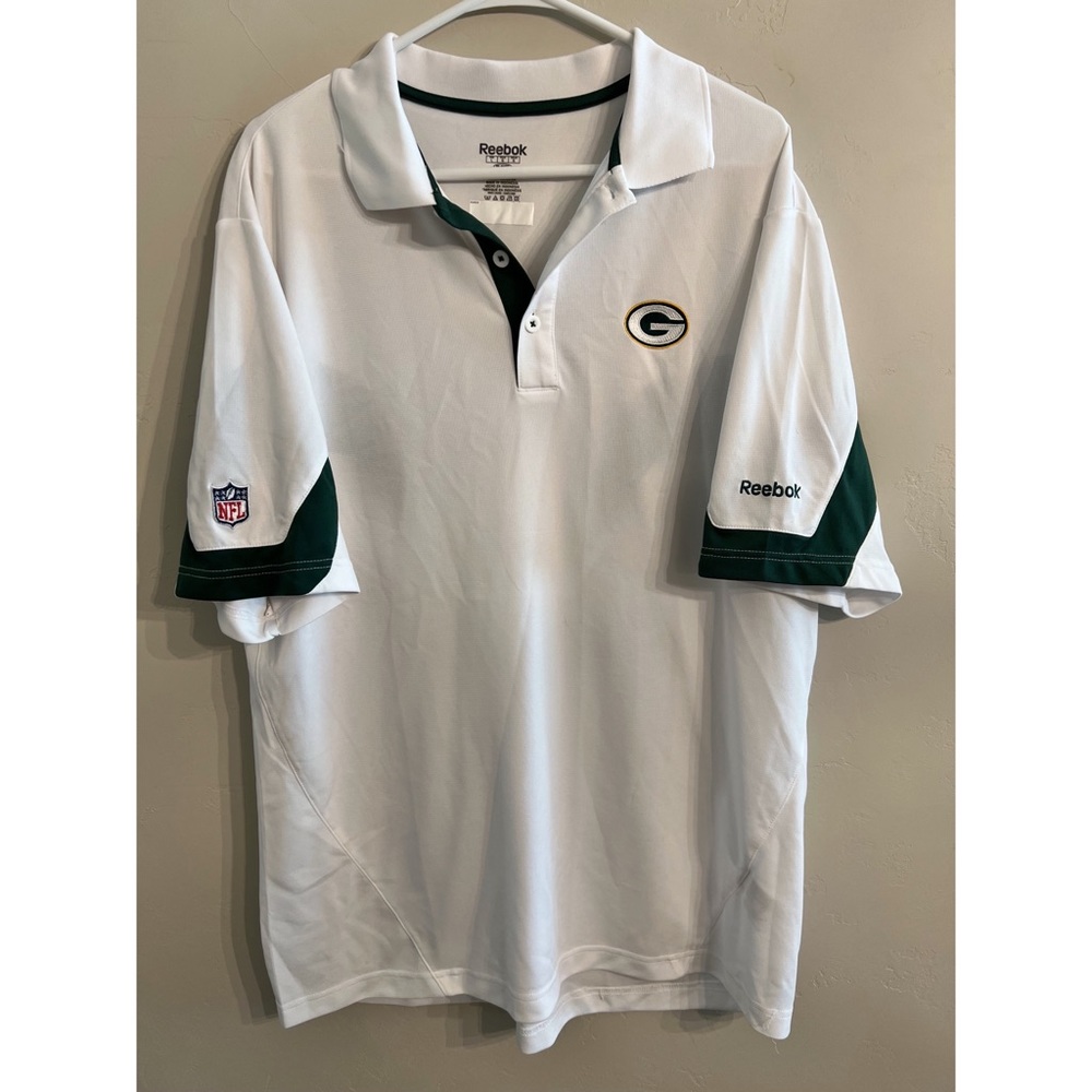 Men’s NFL Reebok Green Bay Packer Polo